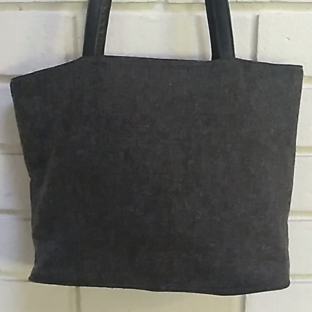 Modern Elements Gray Wool Feel Shoulder Bag. - image 2